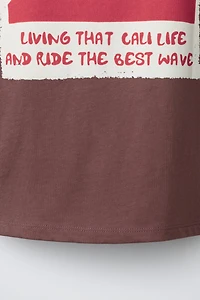 WAVE PRINT T-SHIRT