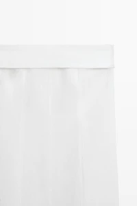 Linen strapless midi dress