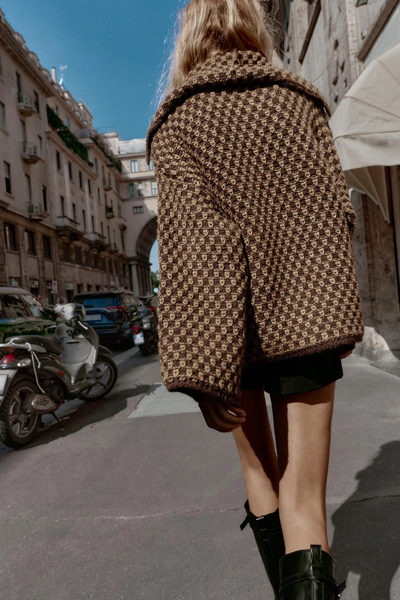 GILET EN MAILLE OVERSIZE