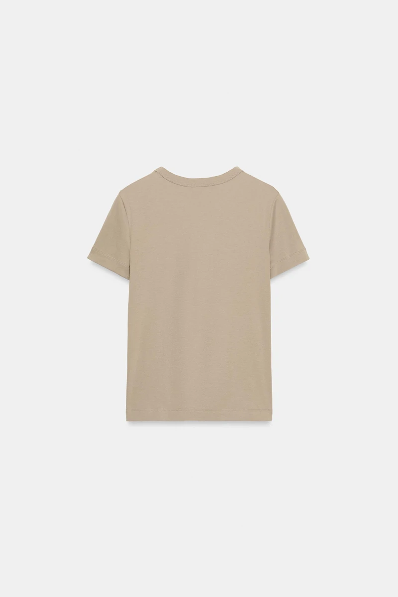 SHORT SLEEVE INTERLOCK T-SHIRT
