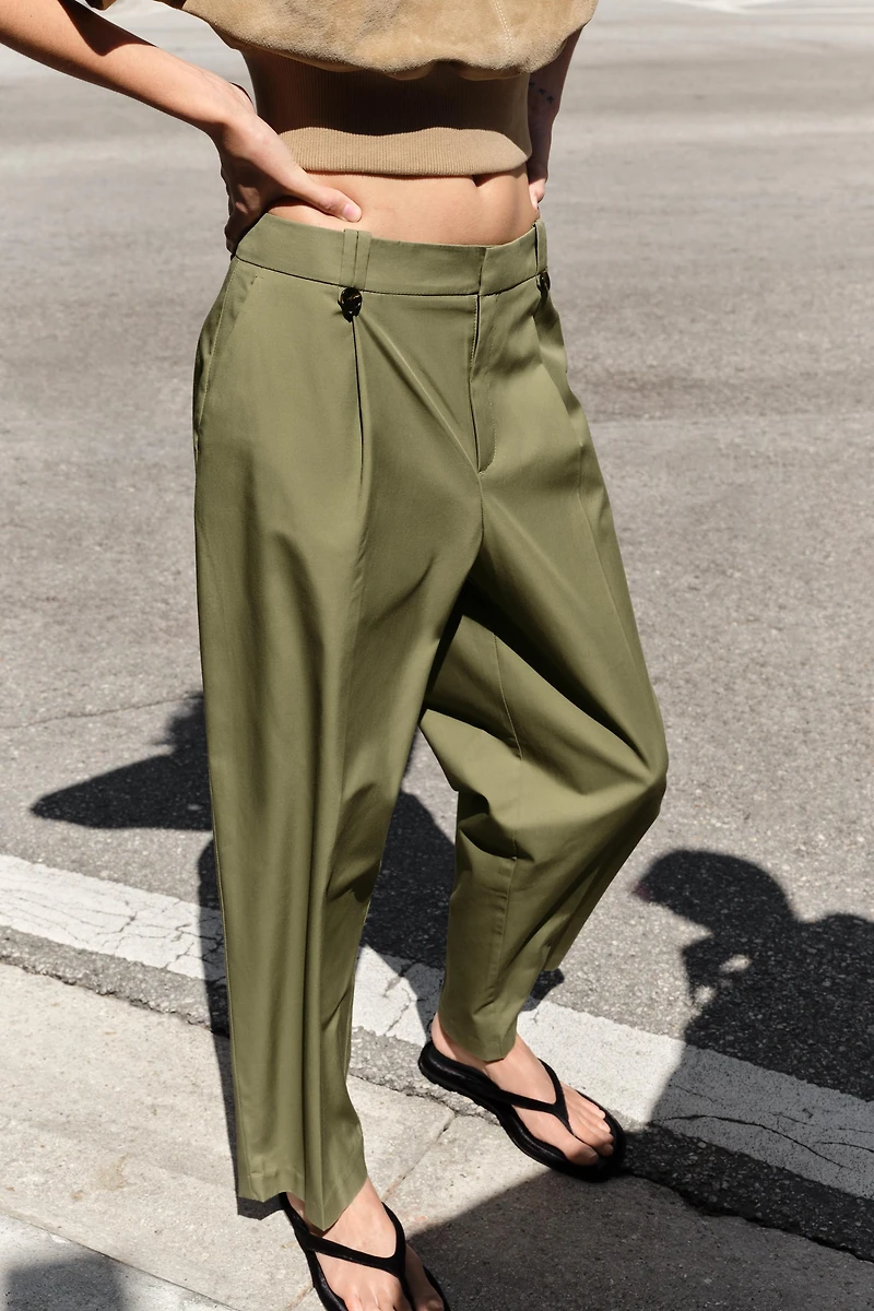 STRAIGHT LEG CHINO PANTS