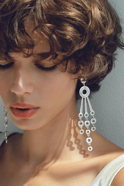 METAL CIRCLE EARRINGS