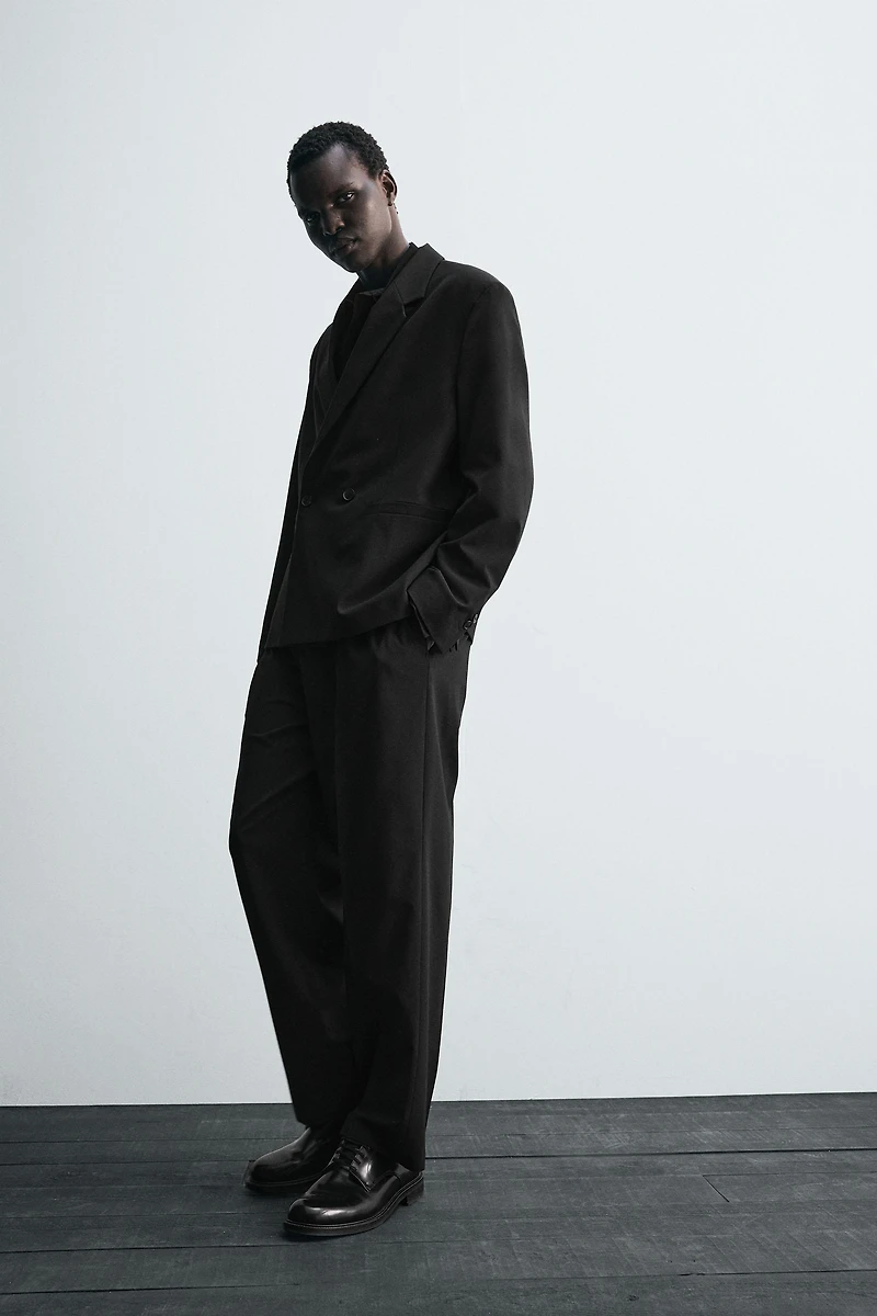 WOOL SUIT PANTS