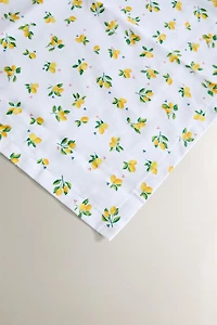 RESIN-COATED COTTON TABLECLOTH WITH LEMONS