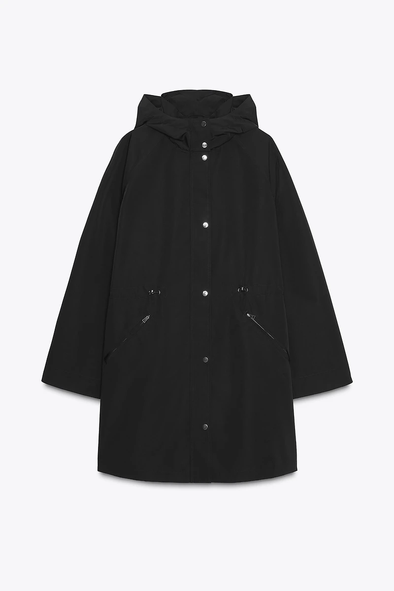 LONG HOODED JACKET