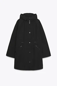 LONG HOODED JACKET