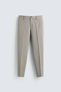 PANTALON DE COSTUME STRUCTURÉ REGULAR FIT