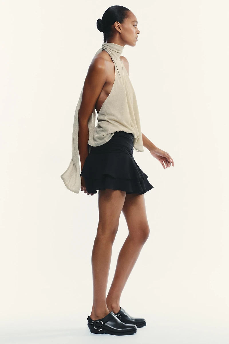 RUFFLE SKORT