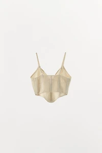 OPEN-KNIT KNIT TOP