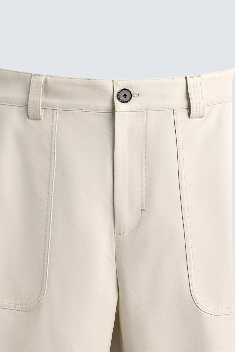 REGULAR FIT POCKET PANTS