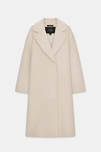 OVERSIZED WOOL BLEND SCARF COAT ZW COLLECTION