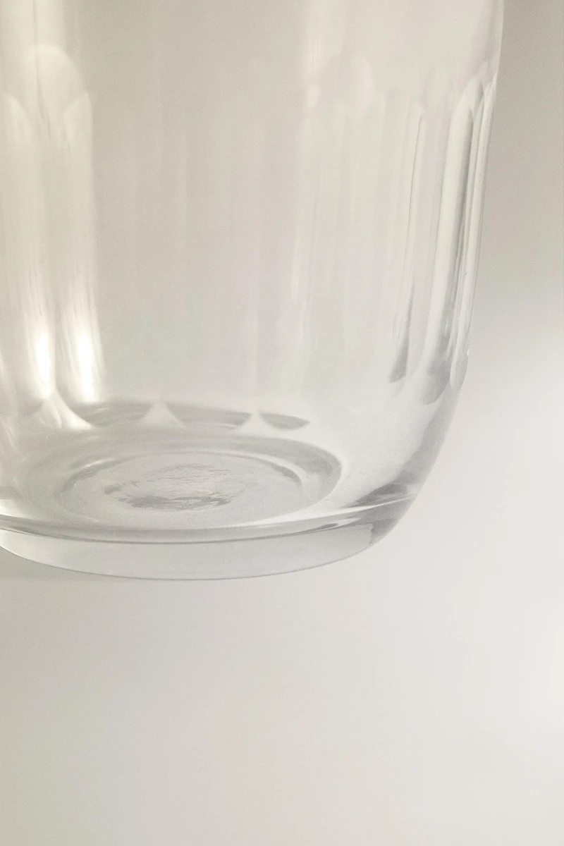 CUT GLASS TUMBLER