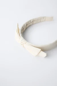 PLAIN BOW HEADBAND