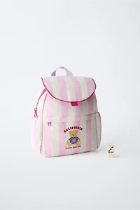 STRIPED BACKPACK