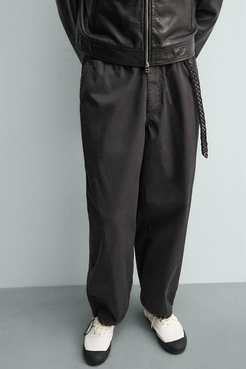 RELAXED FIT COTTON PANTS AARON LEVINE X ZARA