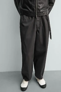 RELAXED FIT COTTON PANTS AARON LEVINE X ZARA