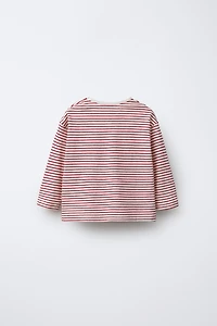 THREE-PACK OF STRIPED AND SOLID T-SHIRTS