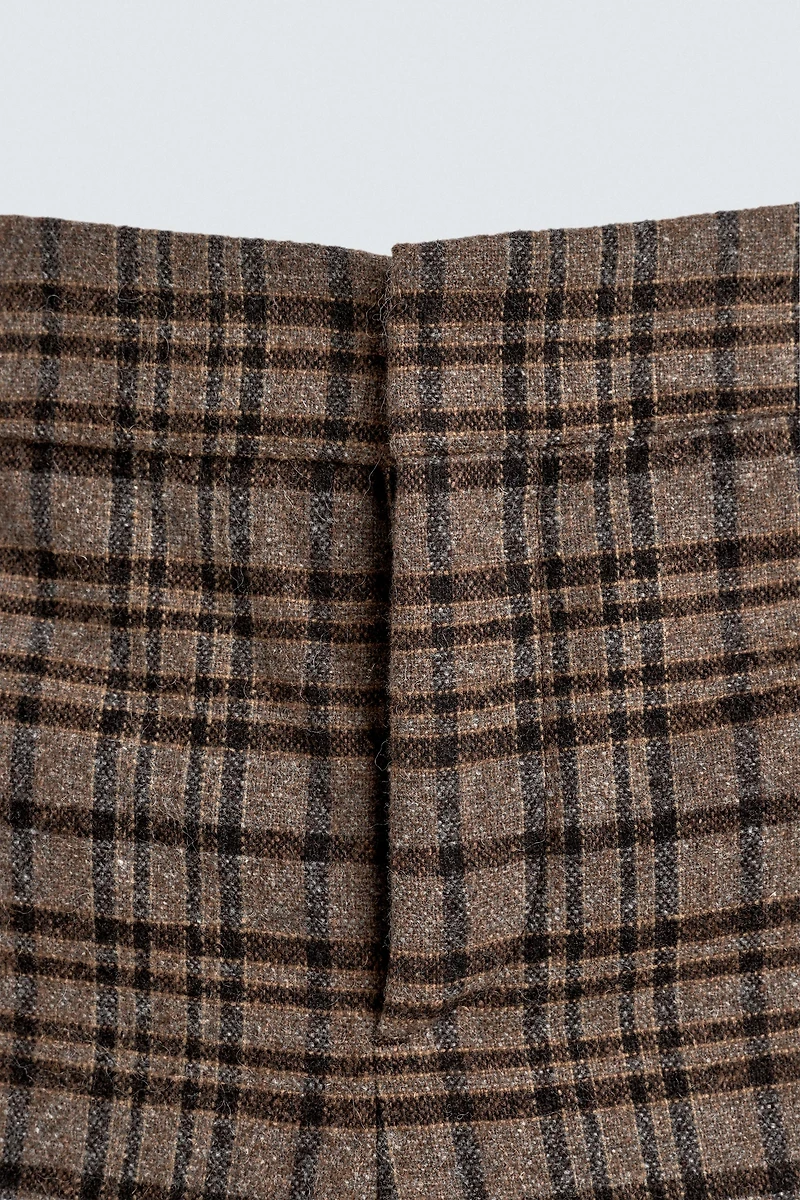 CHECKED FLARE FIT TROUSERS HARRY LAMBERT FOR ZARA X DISNEY