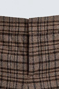 CHECKED FLARE FIT TROUSERS HARRY LAMBERT FOR ZARA X DISNEY