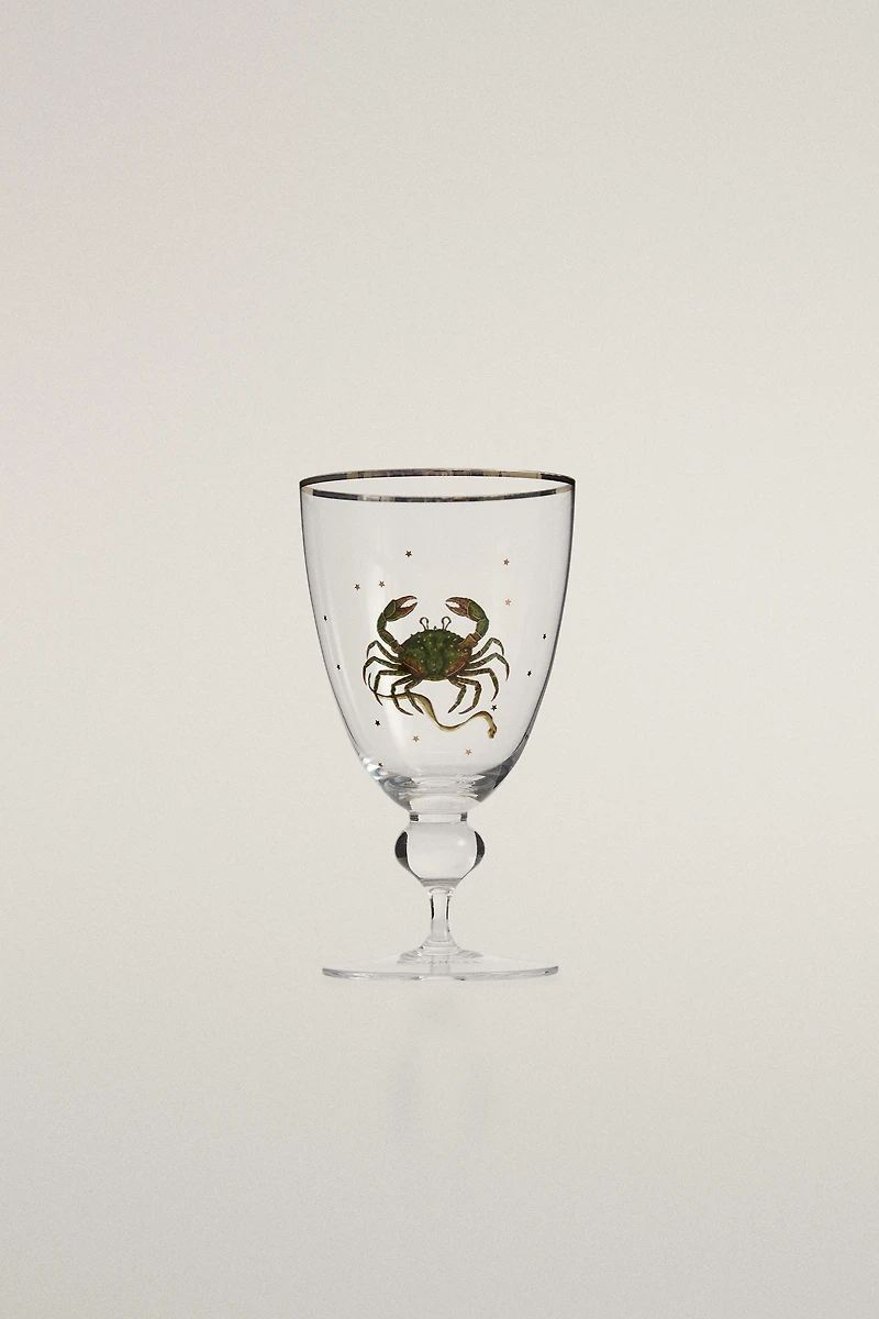 CANCER ZODIAC GLASS | MARISA BERENSON