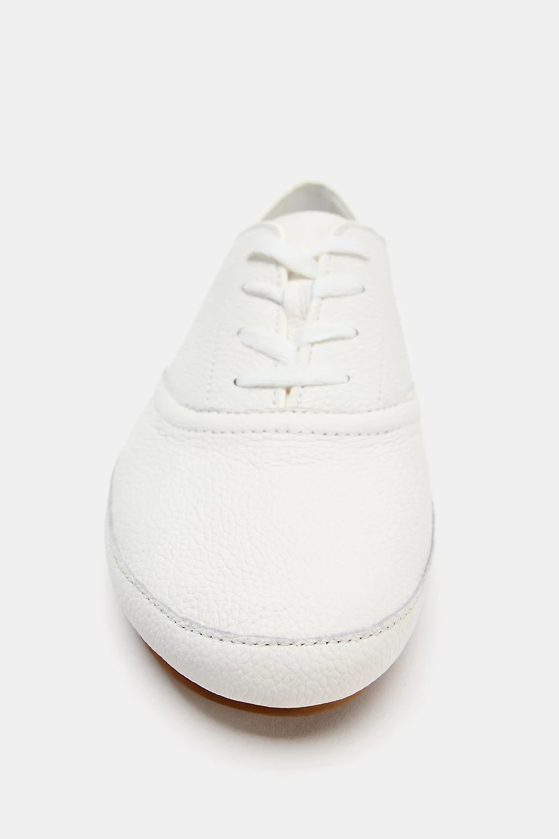 LEATHER DERBY SNEAKERS