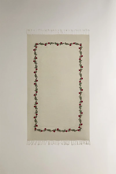 FLORAL PAREO BEACH TOWEL