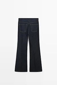 Jean skinny flare taille haute