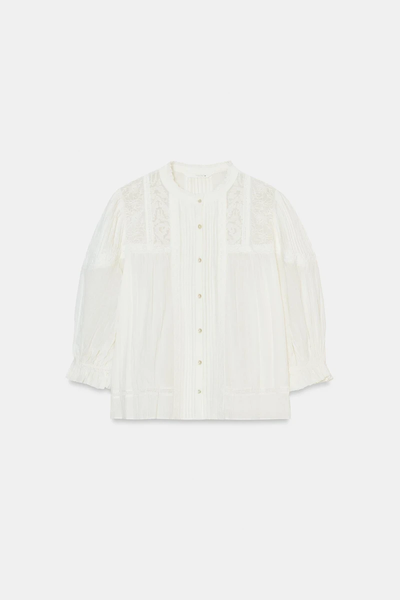 ROMANTIC COTTON SHIRT ZW COLLECTION