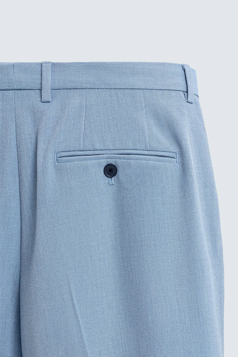 TEXTURED COMFORT SUIT PANTS