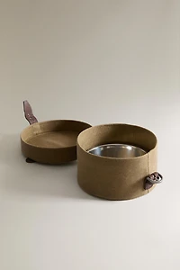 PET FOOD BOWL SET WITH CASE