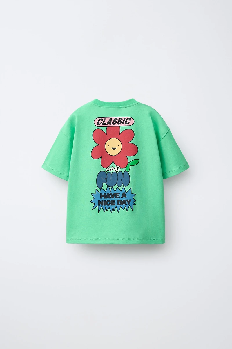 FLORAL PRINT T-SHIRT