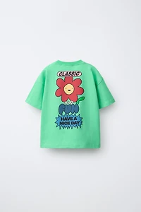 FLORAL PRINT T-SHIRT