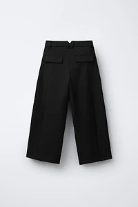 PLEATED BARREL PANTS