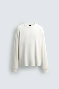 T-SHIRT STRUCTURÉ QUADRILLÉ