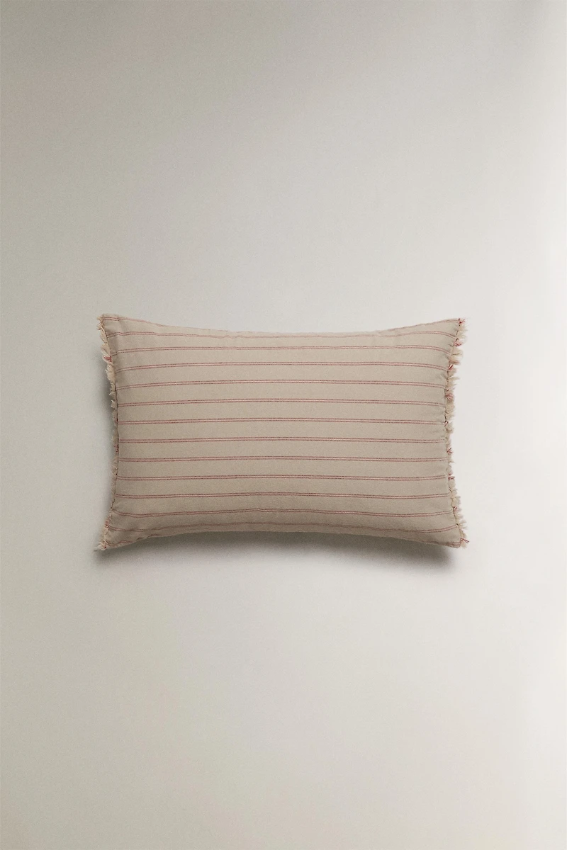HOUSSE DE COUSSIN RAYURES