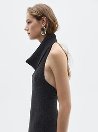 Knit halter midi dress - LIMITED