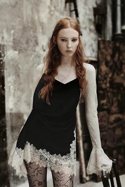 ROBE COURTE EN MATIÈRES VARIÉES ZW COLLECTION LIMITED EDITION