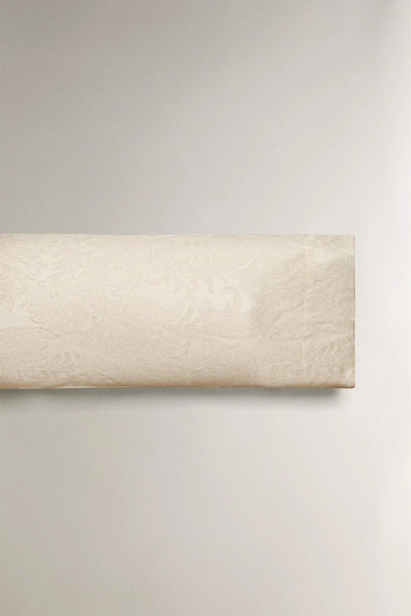 PAISLEY PRINT SATEEN PILLOWCASE