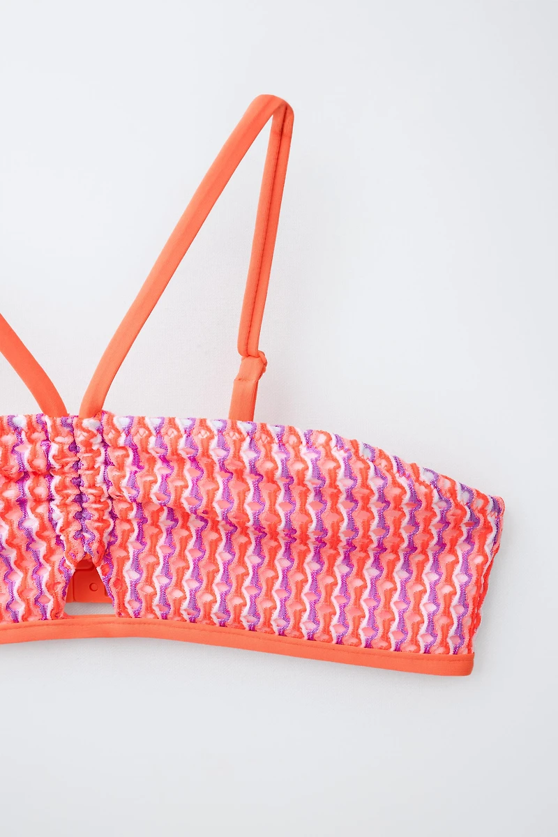 6-14 YRS / TEXTURED BIKINI