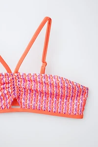 6-14 YRS / TEXTURED BIKINI