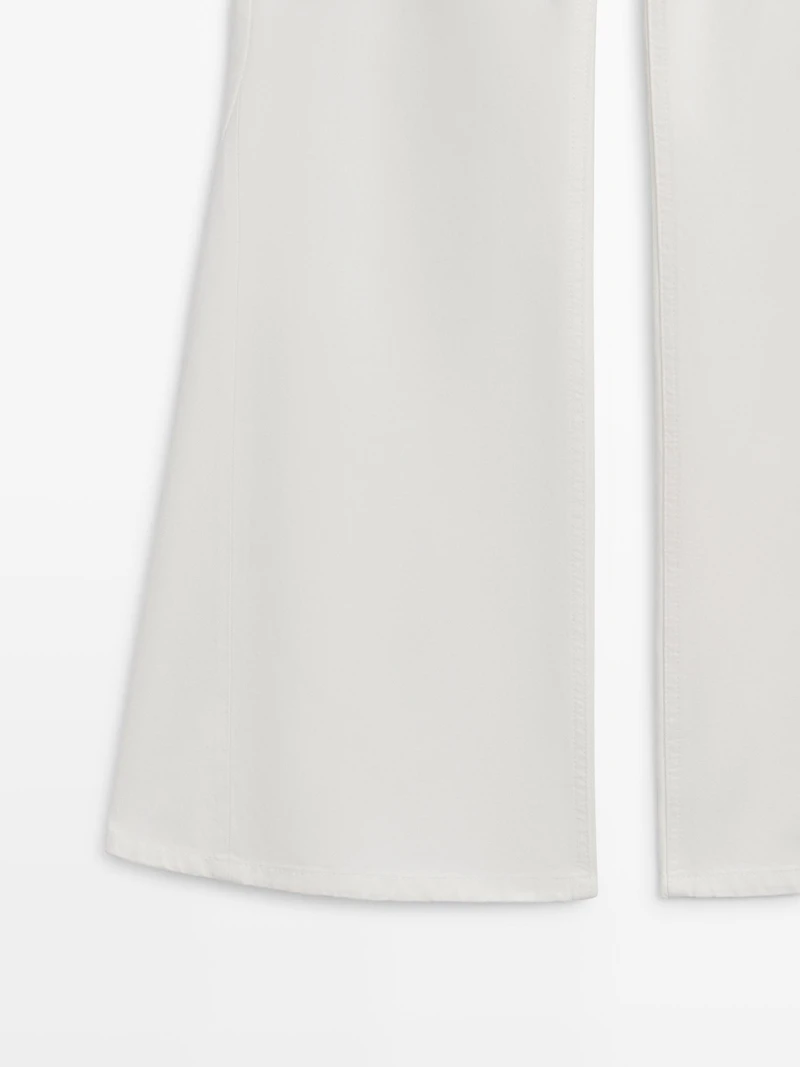 Jean flare taille haute