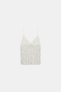 TOP EN TULLE À IMPRIMÉ ANIMALIER