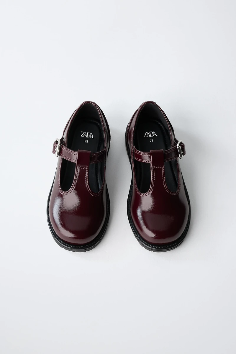 T-STRAP BALLET FLATS