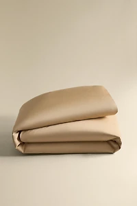 HOUSSE DE COUETTE SATIN DOUBLE FESTON