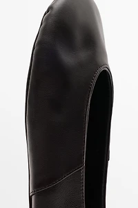 Soft leather ballet flat