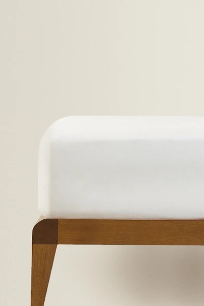 SOLID COLOR FITTED SHEET