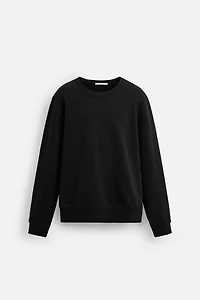 BASIC CREW NECK SWEATSHIRT