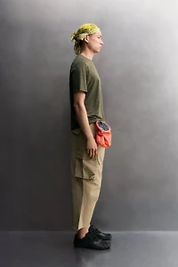 STRIPED TECHNICAL JACQUARD T-SHIRT