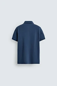 WASHED REGULAR FIT PIQUÉ POLO
