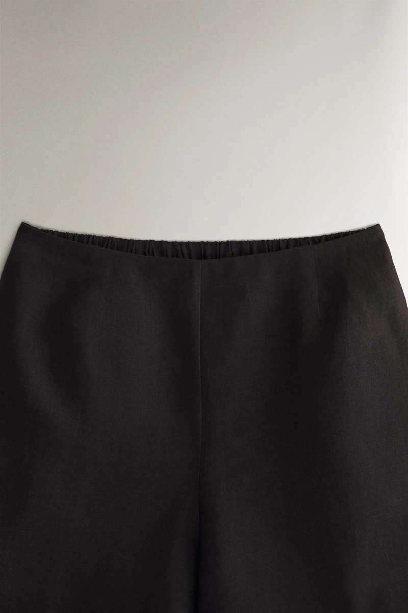 LINEN SHORTS